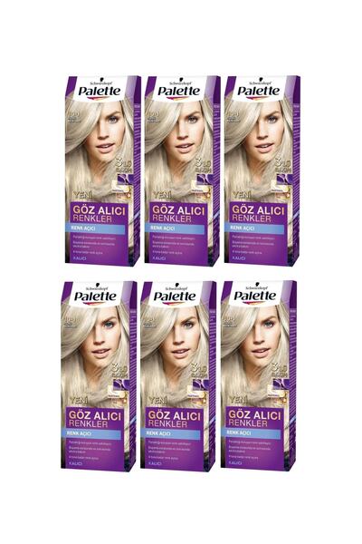 Palette Saç Boyası Göz Alıcı Renkler 10-1 Küllü Açık Sarı X 6 Adet