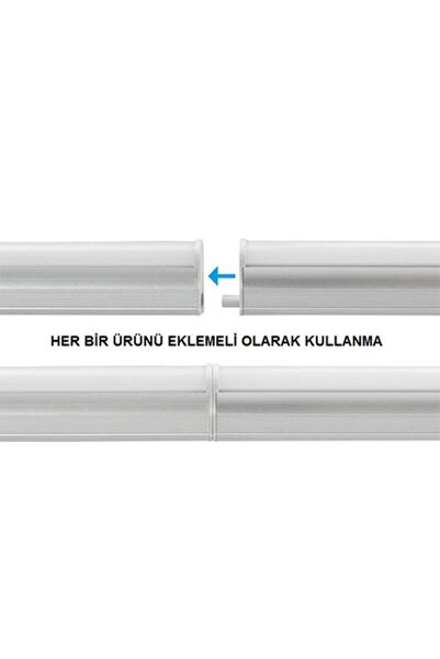 Cata 4w T5 6400k Beyaz Işık Eklenebilir Anahtarlı Ledli Bant Armatür Ct-2466
