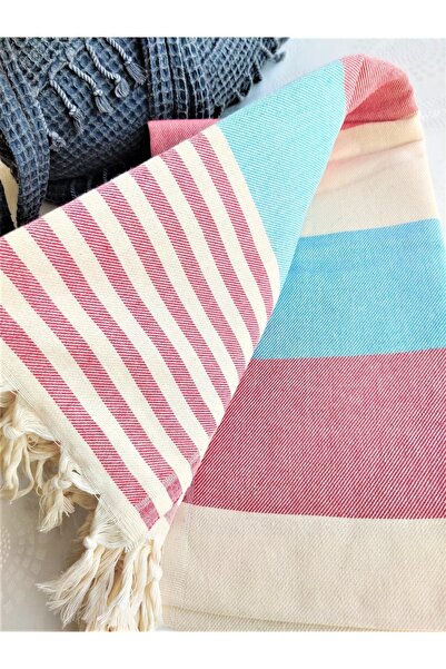 Z&N STYLE Πετσέτα μπάνιου 100% βαμβακερή, Peshtemal, Μπάνιο, Πετσέτα θαλάσσης (100cm X 180cm)