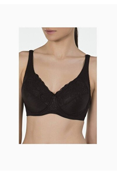 Kom Дамски черен сутиен без банели с подплата Нов сезон