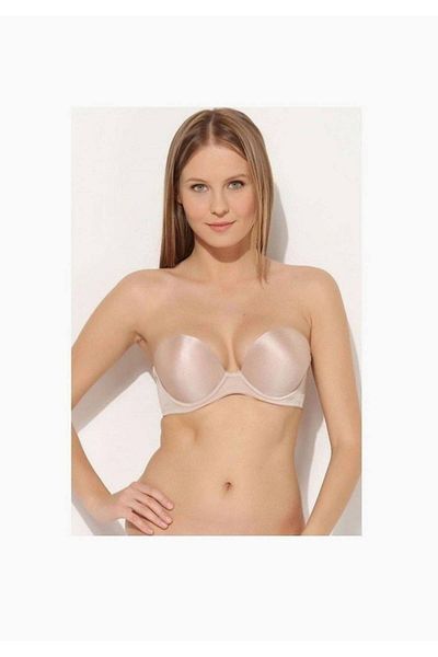 Orkide Γυναικείο Σουτιέν Basic 2 Size Enlargement Padded Strapless New Season