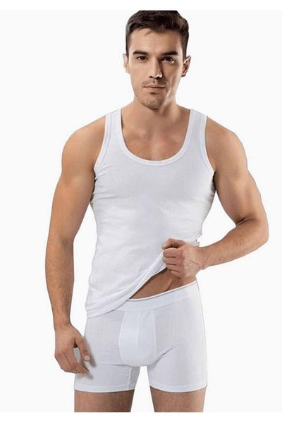 Namaldı Ανδρικό σετ προίκας White Boxer Athlete New Season (9 Οικονομικό Πακέτο)