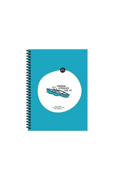 KESKİN COLOR Feeling Things 18.5x25 80 Sheets Striped Spiraled Cardboard Cover CURVES