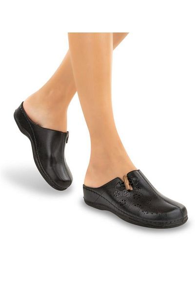 Muya Freya 31106-001 Papuci de damă cu față închisă negru 36-40