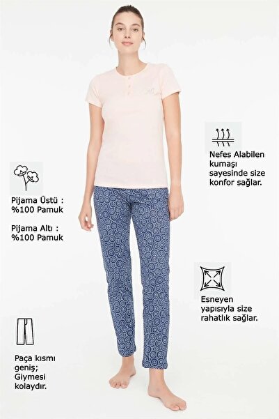 Mod Collection Mod 3882 Patlı Pijama Takım