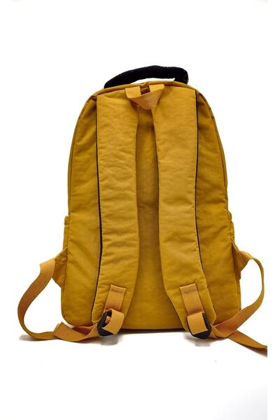 Bevitton унісекс жовтий рюкзак з кривавою тканиною, багато відділень, водонепроникний