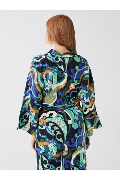 LC Waikiki Kimono de damă supradimensionat cu guler șal