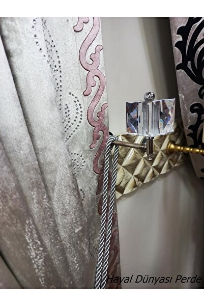 Hayal Dünyası Perde Aksesuarları Dekoratif Perde Bağlama Duvar Aparatı (Renso)