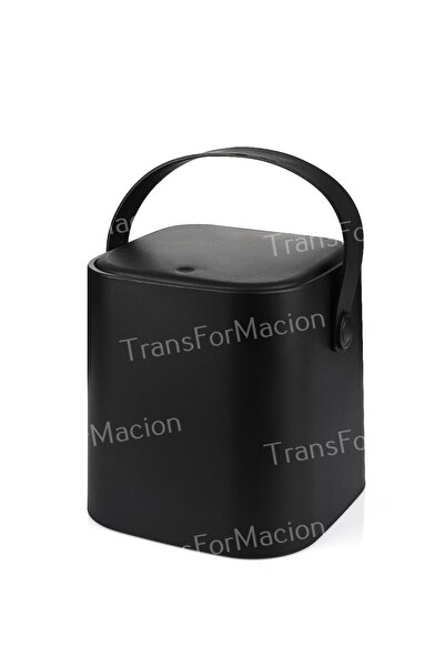 Tuffex 8 Litre Tutma Saplı Iç Kovalı Tezgah Üst Mutfak Çöp Kovası Siyah