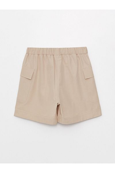 LC Waikiki Women's Straight Shorts - Elastic Waist