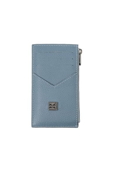 TH Portofel și suport pentru carduri pentru bărbați TH-WS1312 DENIM BLUE
