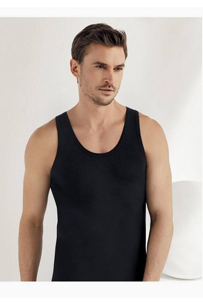 Şahinler New Season Men's Single Jersey Athlete M - With Wide Straps and Lycra, Economic Package (8 Pieces)