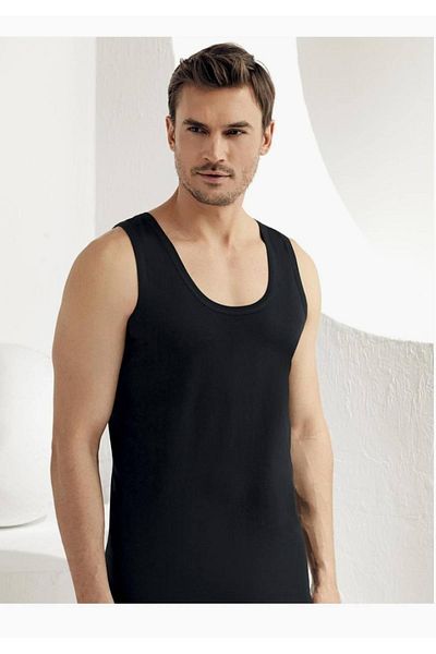 Şahinler Wide Strap Combed Cotton Undershirt New Season (12 Economical Package)