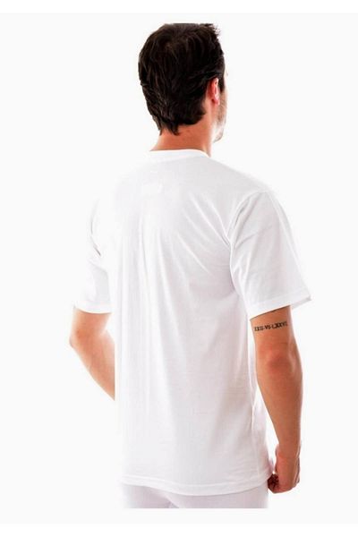 Tutku Men's Combed Cotton Crew Neck Half Sleeve Athlete Mrtb New Season (1 Piece Economical)