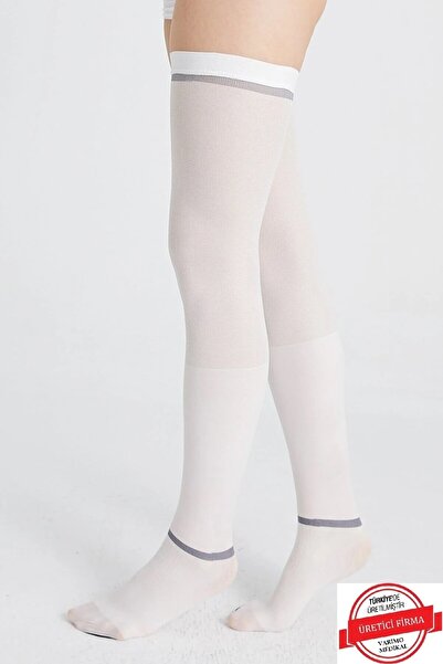 Varimo Medikal Antiemboli Çorabı Kontrol Deliği Altta Dizüstü Normal Boy 1 Çift