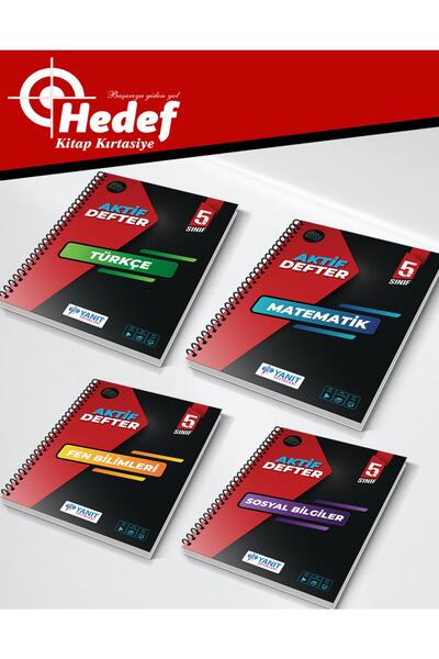 Yanıt Yayınları 5. Sınıf Türkçe, Matematik, Fen Bilimleri, Sosyal Bilgiler Ak...