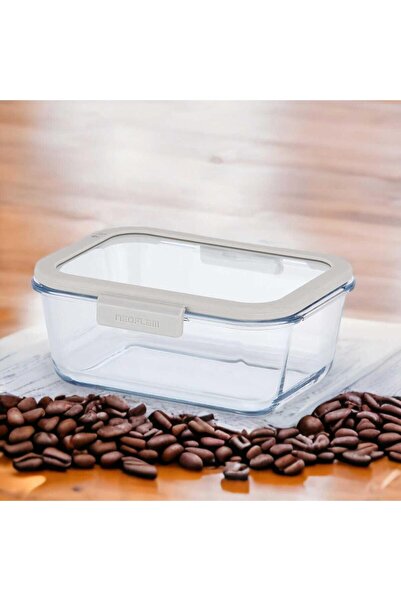 NEOFLAM Fika Glace Bej Saklama Kabı 800 Ml