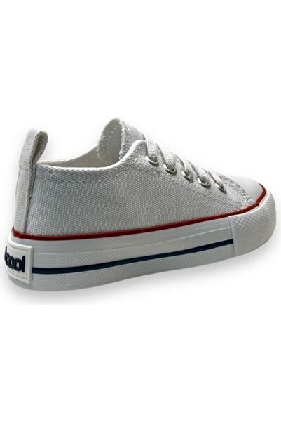 Cool Pantofi sport elastic pentru copii Luis White, scurti, unisex