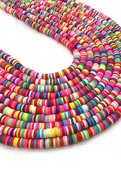 By MO Accessories 10 Șuvițe de mărgele Fimo din argilă polimerică colorată 6 ...