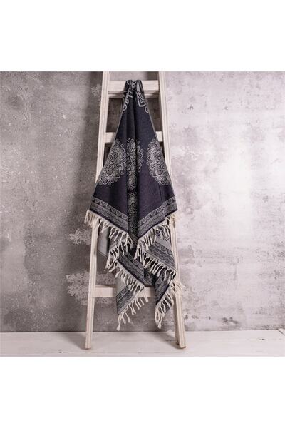 MEYN COLLECTİON 100x180 زهرة الجاكار منقوشة القطن / الخيزران Peshtemal - الشا...