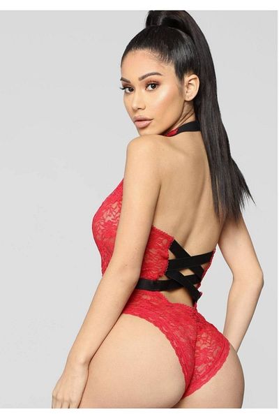 Nightlight Women's Red Ribbon Detailed Fancy Babydoll New Season
