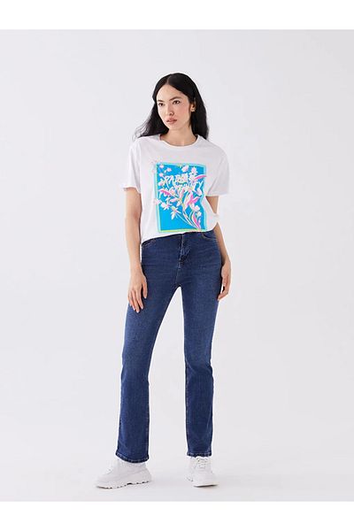 LC Waikiki Lcw Jeans High Waist Flare Women's Jean Pants