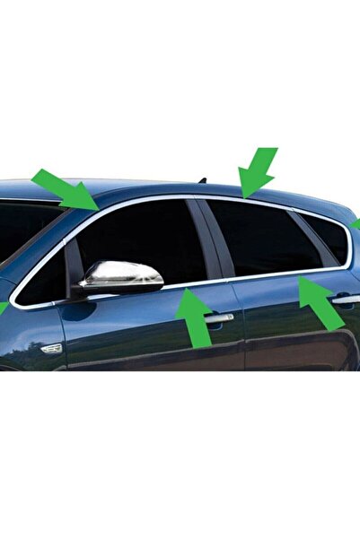 MKG Hyundai Elentra Cam Çıtası 10 Parça Full Tamtur Kaplama Krom 2016 Ithal