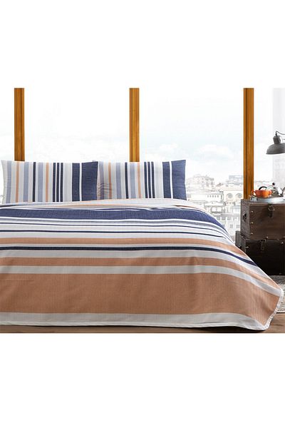 Taç Cameron Navy Blue Single Youth Fashion Pique Set