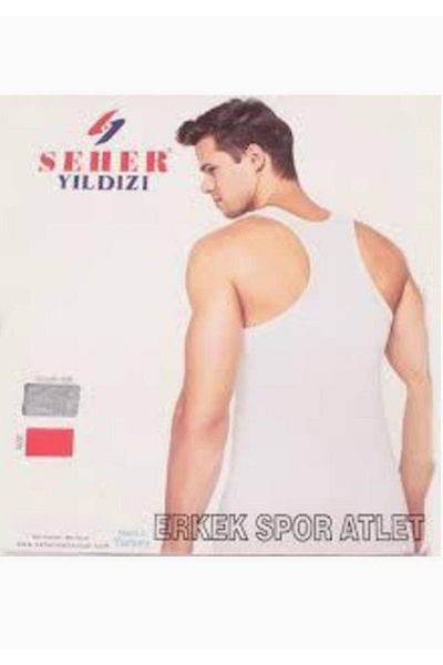 Seher Yıldızı Ανδρικά αθλητικά εσώρουχα New Season Rib - Λευκή συσκευασία των 6