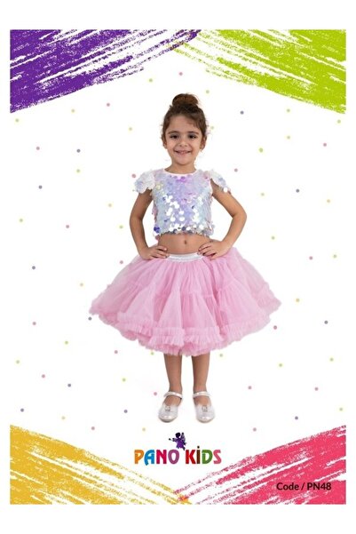 enjoy bebe Pembe Marul Tütü Etek Pn48