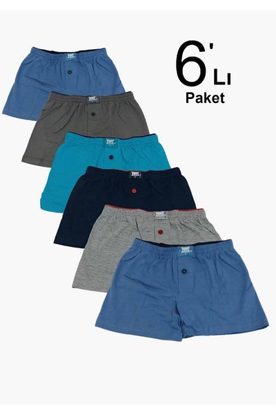 Tutku Boy's 6-Pack Towel Waist Boxer Elf568c6 New Season