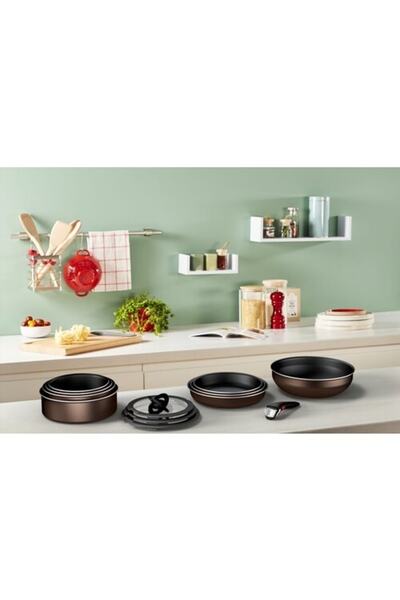 TEFAL Ingenio Xl Force Titanyum 2x 19 Parça Maxi Tava Tencere Seti - 2100129609