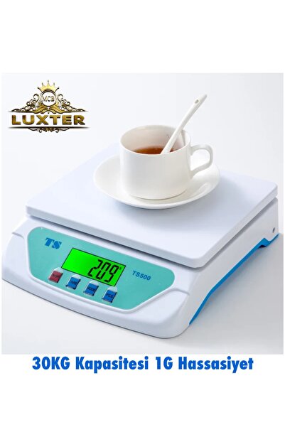 LUXTER 30 Kg Elektronik Dijital 1 gram Hassas Terazi Parça Sayım Özellikli