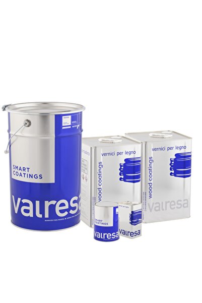 VALRESA Ithal Poliüretan 57 Süper Parlak Vernik 1+1 Teneke Takım 12 Kg + 12 K...