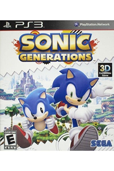 SEGA Sonic Generations Ps3 Oyun Orjinal Jelatininde