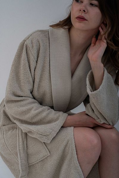 Lorateks ΑΡΜΙΝ | Ultrasoft | Μπουρνούζι Unisex | Ανδρικό γυναικείο μπουρνούζι | Δώρο Μπουρνούζι | προίκα