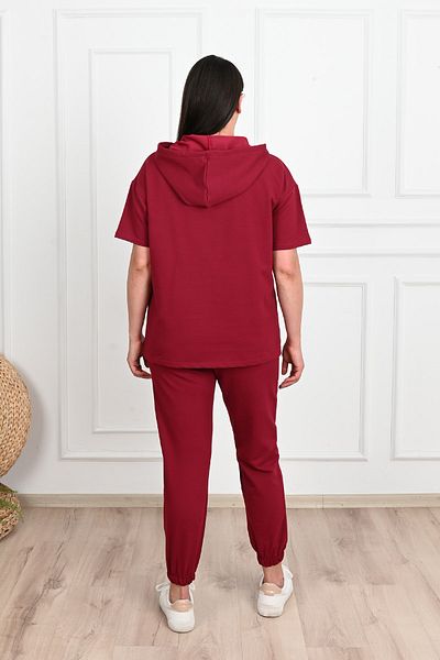 Koza Butik Women's Hooded Large Size Tracksuit Set 3759-23