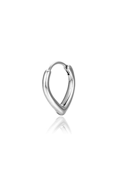 Viking Classic Drop Model Flat Ring Snap-on 316L Steel Men's Earrings