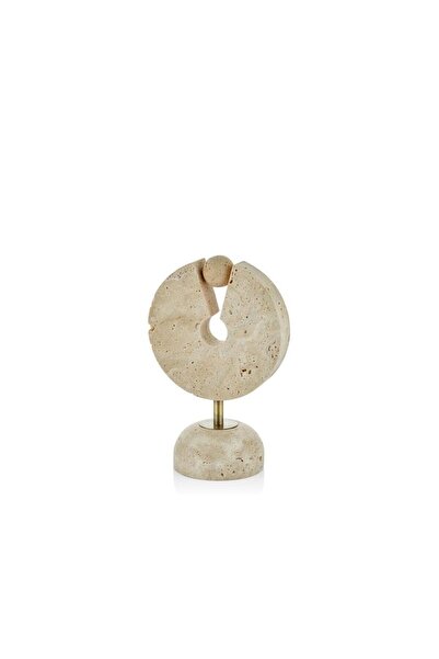 SETABIANCA EVZA MERMER TRAVERTEN KİLİT KAİDELİ DEKOR 29CM