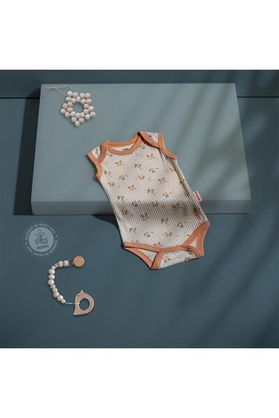 Tiffany Athlete Body Floral Modal Theme Cream - Salmon