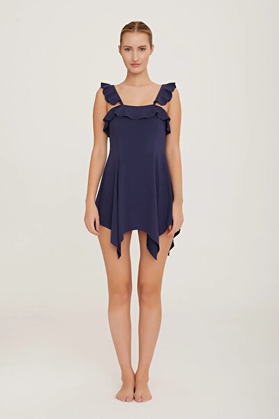 LAPIENO Tasarım Askılı Hızlı Kuruyan Kadın Etekli Mayo 3145