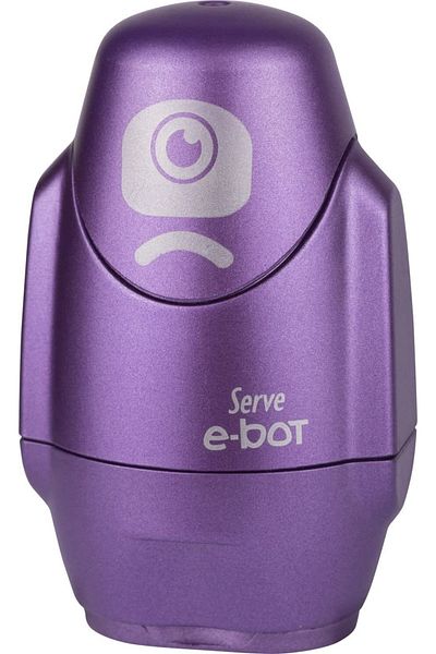 Toptan Bulurum E-bot Siili - Metallic Purple Single Pencil Sharpeners