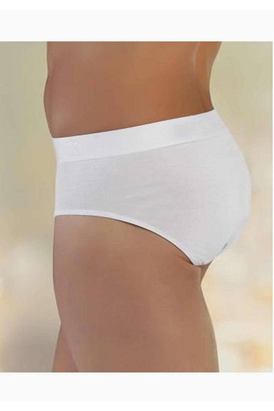 Şahinler Chiloți albi din lycra pentru bărbați din jerseu Slip M 1 pachet Noul sezon (pachet economic de 6 bucăți)