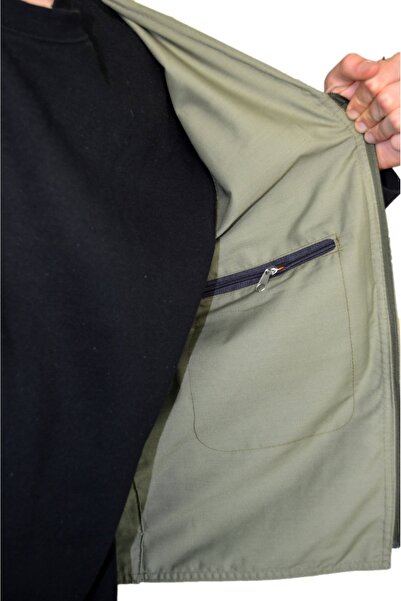 DERİNMAVİTASARIM Yazlık-ilkbaharlık 4 Fermuarlı 2 Yandan Cepli Avcı-iş Yeleği