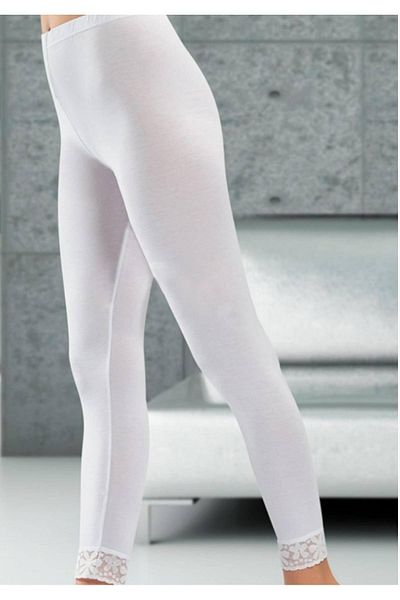 Tutku Γυναικείο μακρύ κολάν White Lace Up Plus Size New Season (Πακέτο οικονομικό 12 τεμαχίων)