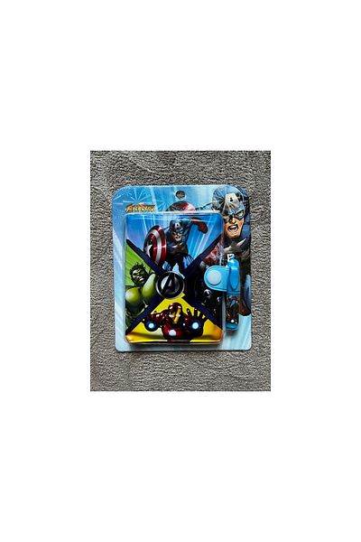 Larabell Hediyelik دفتر Avengers Mini مع غطاء قابل للإزالة وقلم حبر جاف مخطط كهدية
