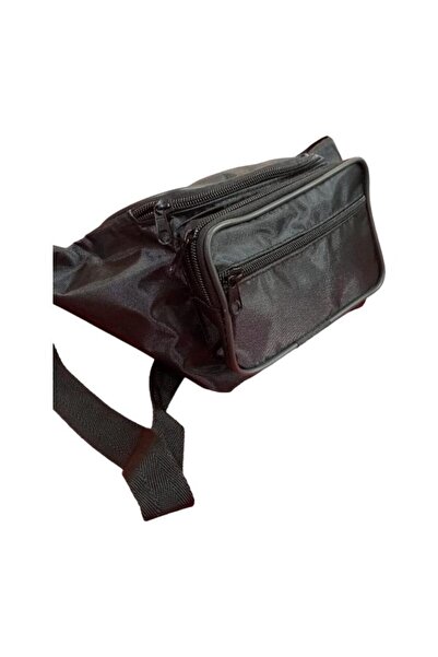DZC KUZENLER AVM Siyah KALIN KUMAŞ Freebag Bel Çantası UNISEX omuz çapraz