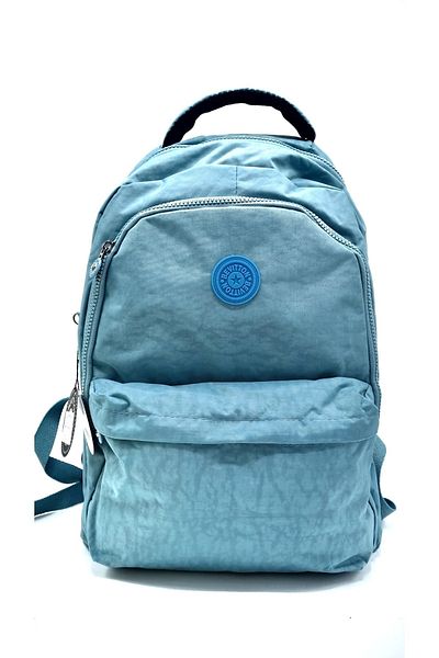 Bevitton rucsac albastru unisex țesătură șifonată cu mai mulți ochi rezistent la apă