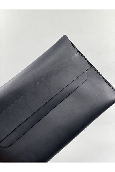 MAT Deri حافظة حماية متوافقة مع طراز Huawei Matebook 13 S مقاس 13.4 بوصة مصنوعة يدويًا من الجلد الطبيعي باللون الأسود