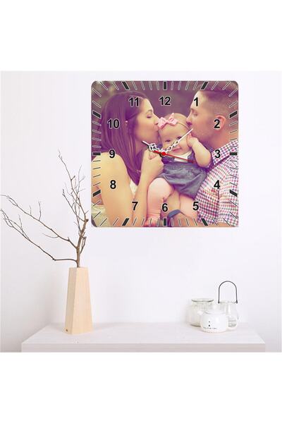 ÜNLÜ REKLAM Resimli Kare Saat